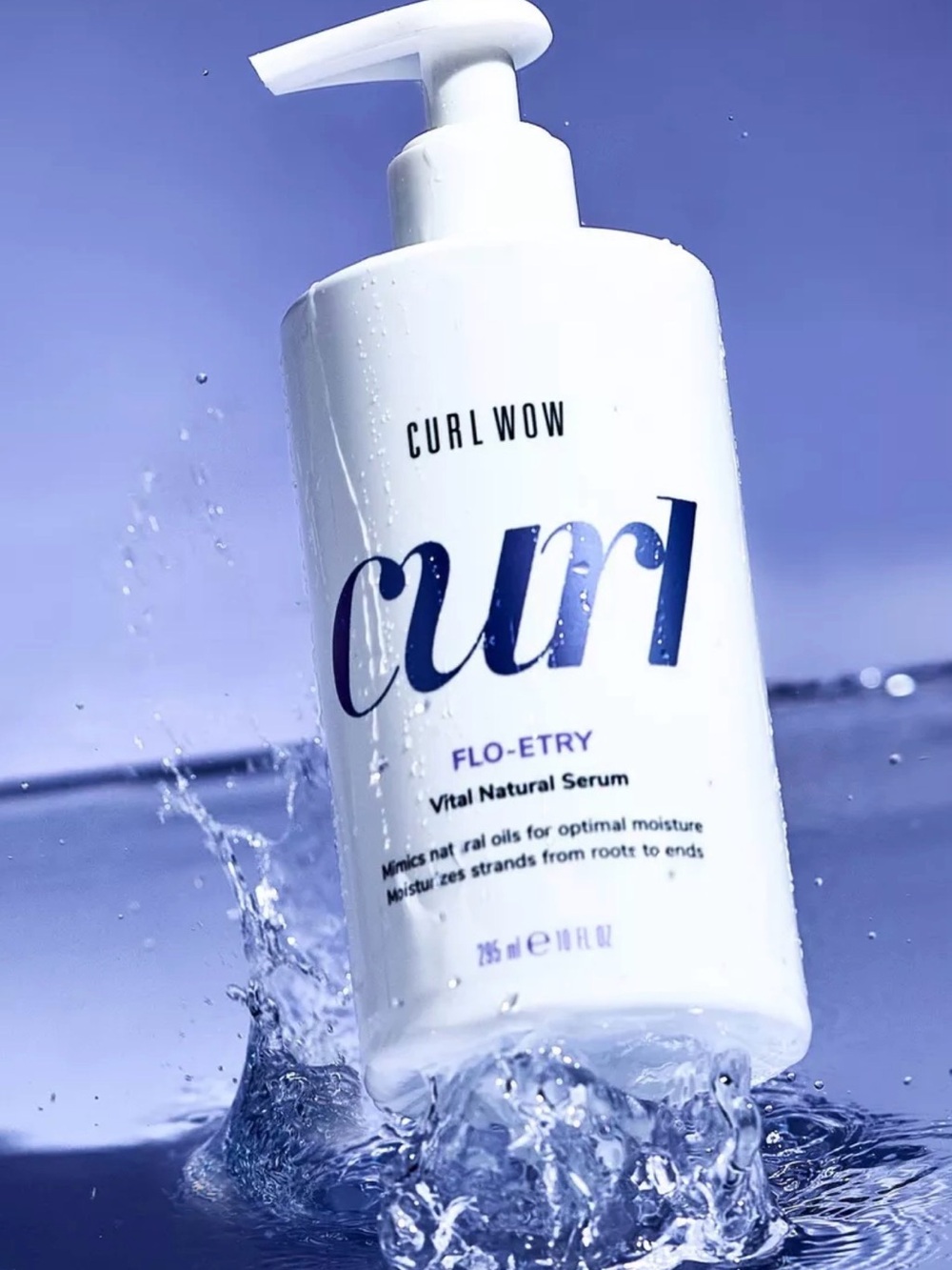 Curl Wow FLO-ETRY Vital Natural Serum - White NEW